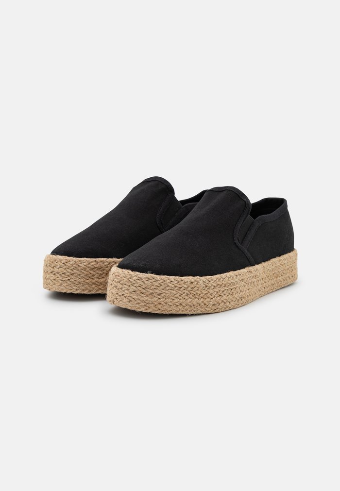 Chaussure Basse Anna Field Espadrillas Slip on Noir Femme | LXM-9122281